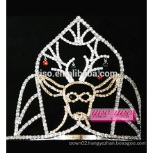 wholesale assorted designs cutie animal deer crystal tiara